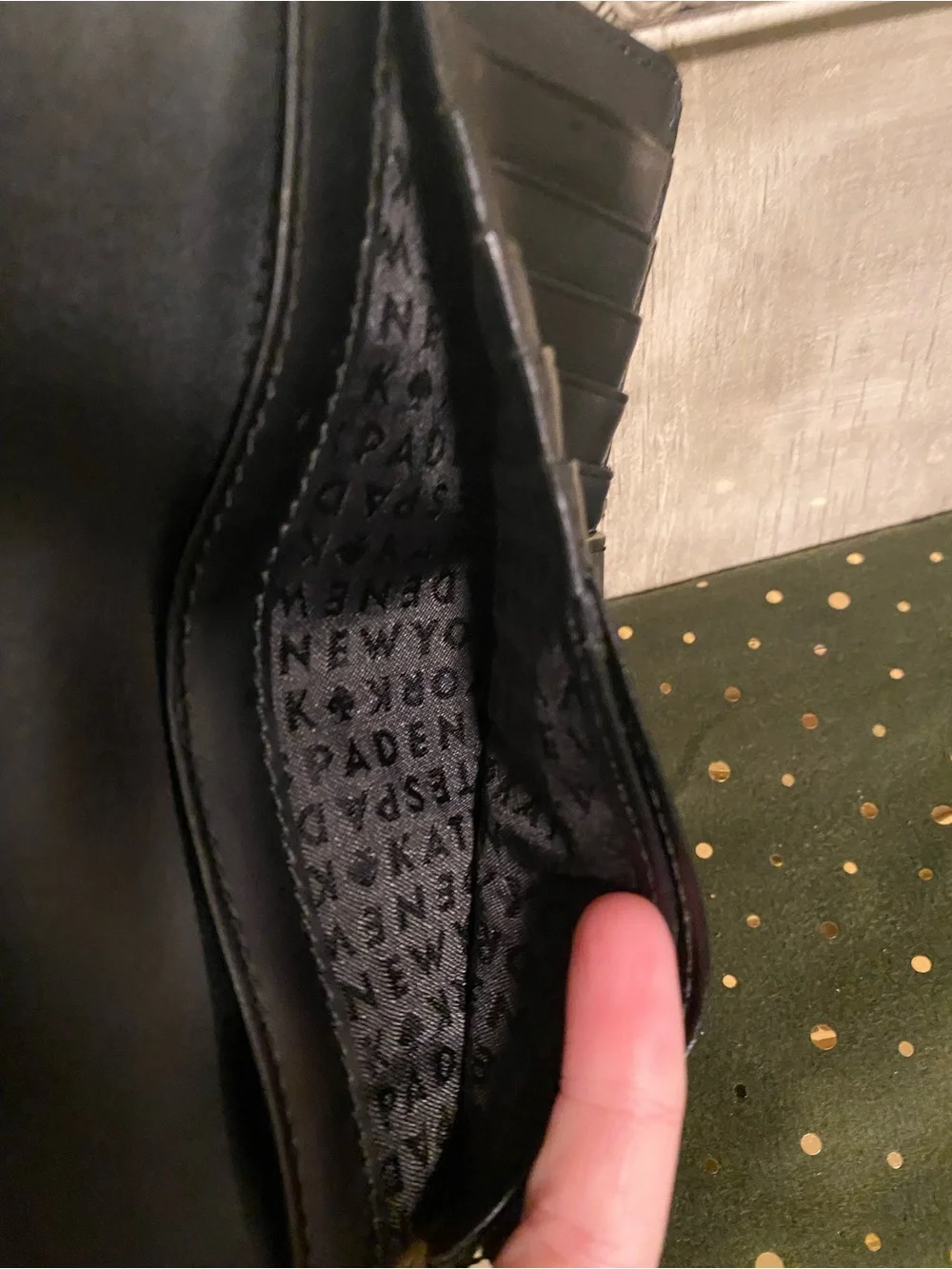 REHAB: Well-loved Kate Spade Cream Leather Wallet - Soft Cream